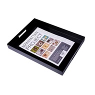 Chilewich Manhattan Tray Black 49 X 37cm (100325-002)
