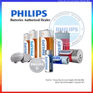 Philips Battery Original ( AAA / AA / C / D / 9V / LR23 / LR27 / A76 / CR2016 / CR2025 / CR2032 )