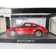 Autoart Autoart, Personal Collection Out of Print, Autoart 1/18 Porsche 911 993 Carrera Red
