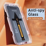 Privacy Tempered Glass Film for OPPO A78 A80 A79 A98 A74 A77s 4G 5G Anti Spy Peep Glare Screen Prote
