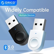 ORICO USB Bluetooth-Compatible Dongle 5.0 Adapter Music Audio Receiver Transmitter Support Windows 7/8/10 for PC Laptop Speaker