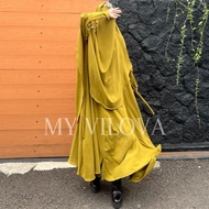 MY VILOVA ABAYA FRENCH KHIMAR Khala Abaya Syari Set Frenchkhimar