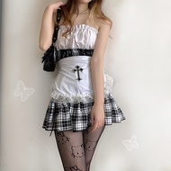 COS Cute Maid Style JKLolita Three-Piece Suit - Y2K Inspired