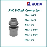 PVC Tank Connector Fitting Penyambung Paip Connector 15mm 20mm 25mm 32mm 40mm 50mm