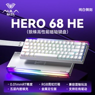 AULA Hero68 Mechanical Keyboard High Performance Gaming RGB Backlight Wired Magnetic Axis Keyboard f