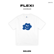 SO.ON เสื้อยืดเบสิกทรง Oversize รุ่น Flexi เนื้อผ้าบางใส่สบาย ระบายอากาศได้ดี