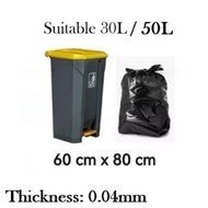 PA Premium Garbage Bag XL100L 120L 240L Big Dustbin Plastic Bag / Sampah Bag Tebal Hitam Kitchen Dus