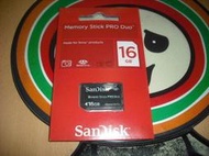 可利兒電玩專賣店-sandisk 16G記憶卡 MS pro duo  全新品