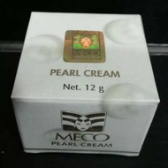 Meco Pearl Cream 12g – Krim Pelembab & Alas Bedak Mencerahkan Wajah, Lembut & Glowing Alami