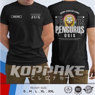 Free OSIS MANAGEMENT T-Shirt with Your Name and Your School Name v5 Distro Clothes