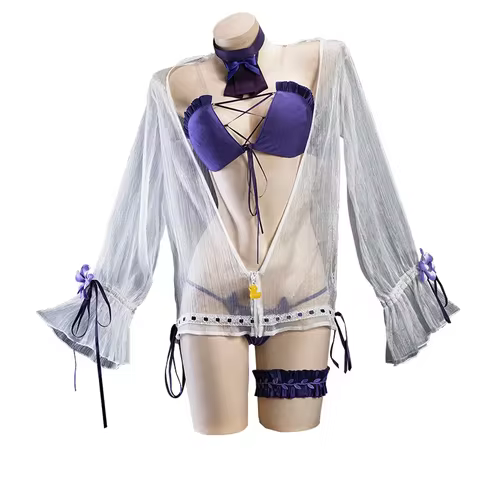 UWOWO Game Cosplay Cheshire Cosplay Costume Swimsuit Summer Cosplay Costume Game Costume Halloween C