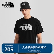 北面（The North Face） 北面短袖T恤男运动户外舒适透气上新|5JZS JK3/黑色 3XL/190