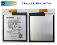 แบตเตอรี่ Motorola Moto Z XT1650-01 XT1650-03 XT Motorola GV40 SNN5972A 3490mAh ประกัน6 เดือน