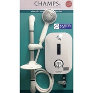 Champs City Instant Water Heater with Shower Holder Set [Optional : Basic Installation]