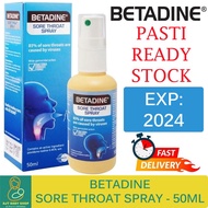 Betadine Sore Throat Spray Throat Inflammation - 50ml