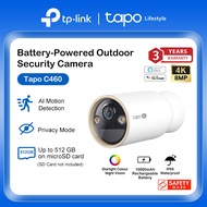 TP-Link Tapo C460 Battery-Powered Outdoor Security Camera 4K 8MP AI Detection Wireless Magnetic Base
