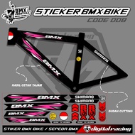 VARIATION STRIPING MOTIF STICKERS FOR BMX BIKES FREESTYLE MOTIF CODE 008 CUSTOM BIKE BMX FREESTYLE N