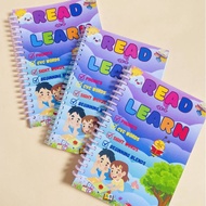 Read and Learn Workbook for Kids – Phonics, CVC Words, Sight Words & Blends