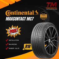 [FREE INSTALLATION] Tayar Continental MaxContact MC7 R18.