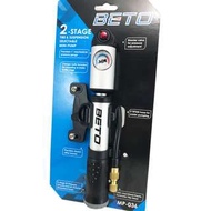 BETO MP 036 Presta + Schradar Dual Valve Bike Bicycle Mini Shock Pump Pumper