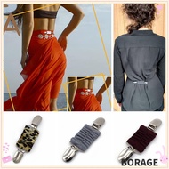 BORAG Fit Dress Cinch Clips Wine Red Color Dress Clips Back Cinch for Women Kids Shirt Clips Shawl C
