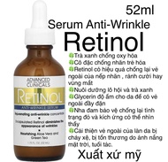 [Mỹ] Serum Retinol Anti-Wrinkle trẻ hoá da giảm mụn Advanced Clinicals 52ml