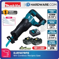 MAKITA DJR187RFE CORDLESS RECIPROCATING SAW 18V COME WITH 2x 3.0Ah BATTERY & 1x CHARGER (DJR187)