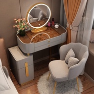 Light luxury dressing table bedroom modern simple small apartment net red ins wind Nordic dressing table storage cabinet one