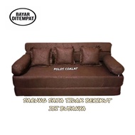 Sarung sofabed Inoac tebal 20cm no 1 dan 2 ukuran 180x200 / 160x200 / sprei resleting kasur busa sofabed