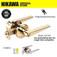 NIKAWA 62 series Lever Lock 6221 Replace Round Knob Room Door Lock, HDB lock, BTO lock