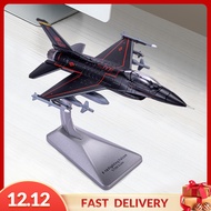 Pezhong รุ่น1:100 F16 F-16เครื่องบินต่อสู้เหยี่ยวธันเดอร์เบิร์ดของขวัญดายแคสต์เครื่องบินจำลองเครื่อง