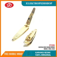 777 - Original Korean Gold Slanted Nail Clippers (Medium) CT118G