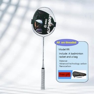 SALYWEE RR 2pcs 4U G5 100% Original Design Full Carbon Fiber 22-25Lbs Strung Badminton Racket With S