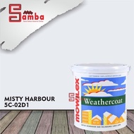 Terbagus Mowilex Misty Harbour Weathercoat 20 Ltr Tinting/Cat Tembok