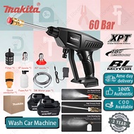 Makita Cordless Car Washer 18V Lithium Battery Portable High Pressure Washer Water Handheld Spray Gu