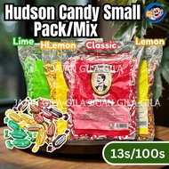 [HALAL] Hudson’s Hard Candy Classic / Lime / Lemon / Honey Lemon Small / Mini / Mix Pack 100pcs / 13