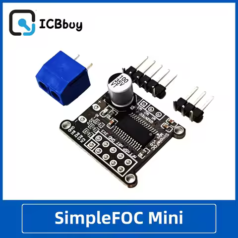 SimpleFOC Mini DRV8313 Module DC Brushless Motor Driver Board FOC Control Driver SVPWM Control DC 8-