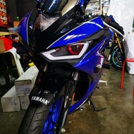 headlamp headlight yamaha r25 come with built in eagle eye and eye lips demon eye angel eye