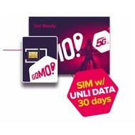 GOMO Sim With 30 Days Unlimited Data