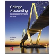 ISE College Accounting (A Contemporary Approach) / M. David Haddock / 9781260575774
