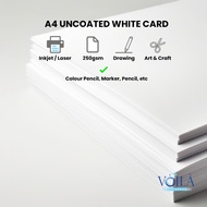 Premium Quality - 250gsm Cardstock - Uncoated paper, Drawing paper, colouring paper