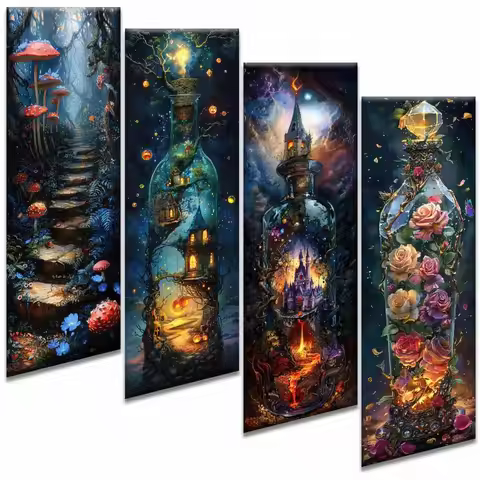 2025 Diamond Embroidery DIY Fantasy World Narrow Picture Diamond Painting Art 5D Rhinestone Mosaic C