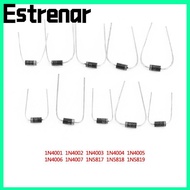 ESTRENAR 200PCS Electronic Kit,  Storage Box 200pcs Rectifier Diode Assortment Kit, 1N4001~1N4007 10