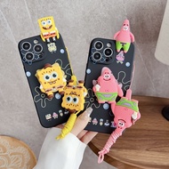 Samsung Galaxy5 2017 J7 Pro J7 Plu J5 Pro Js J7 Max J Me ON5 2016 Cute Cartoon SpongeBob Patrick Phone Case (Including Stand Doll &amp; Lanyard)