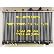 Radiator Proton Wira 1.5 / 1.6 Auto Tangki Air Ketebalan PA26 Double Radiator Wira Auto Tangki Air