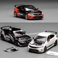 Motorhelix 1/64 Diecast Honda Civic Type R FL5 Die Cast Vehicle Model Collection