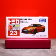 (Original Sealed) No.23 2016 Orange Nissan GT-R with NEW! Sticker (A61)