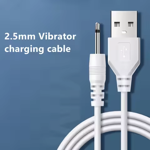 Universal USB Vibrator Charger – DC 2.5 Cable Cord for Rechargeable Adult Toys, Vibrators & Massager