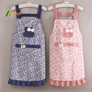 【Fast delivery】 Fashion Apron Oil-proof Apron Multi-color Optional Skin-friendly Breathable Women's 