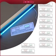 [Lohobby] 10Pcs UVC Test Card UV Dosage Indicator Card 3 in1 Reusable PVC UV Indicator Card for Indo